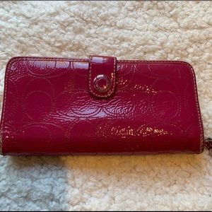 Pink Coach Wallet